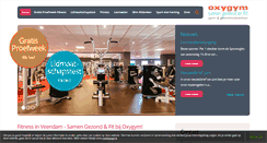 Desktop Screenshot of oxygym.nl