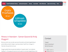 Tablet Screenshot of oxygym.nl